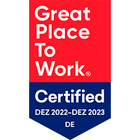 Certificato come "Datore di lavoro attraente" da Great Place to Work®